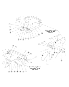 Part Location Diagram of 02000633 MTD Brake Handle Assembly